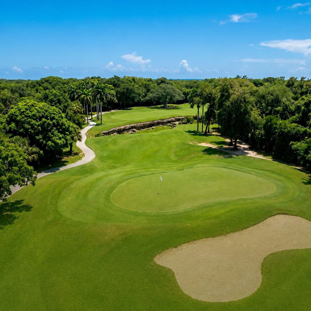 18-hole championship golf course in Playacar near The Leaf